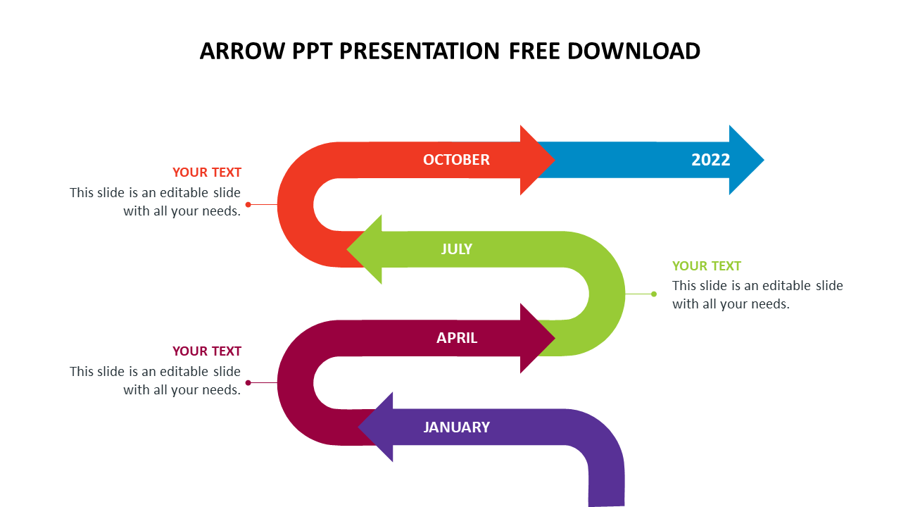 arrow ppt presentation free download